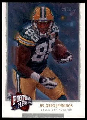 2008 Upper Deck Heroes Greg Jennings 69 Green Bay Packers NM - Football Card Single