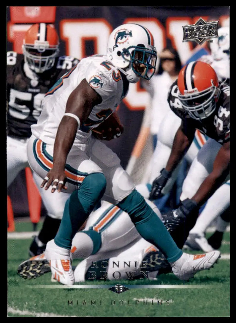2008 Upper Deck Ronnie Brown 99 Miami Dolphins NM - Football Card Single
