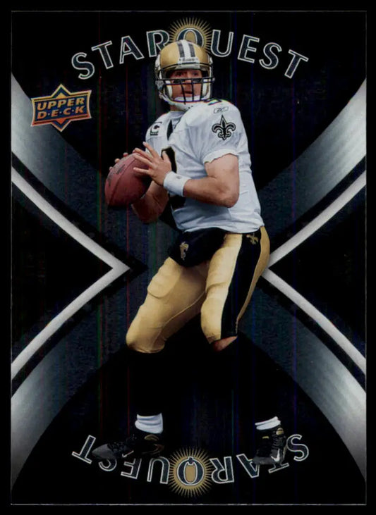 2008 Upper Deck - StarQuest Silver Board Drew Brees SQ10 New Orleans Saints NM - Football Card Single