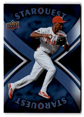 2008 Upper Deck Starquest #SQ-48 Jimmy Rollins Rare NM-MT Phillies ID:72940 - Baseball Card Single