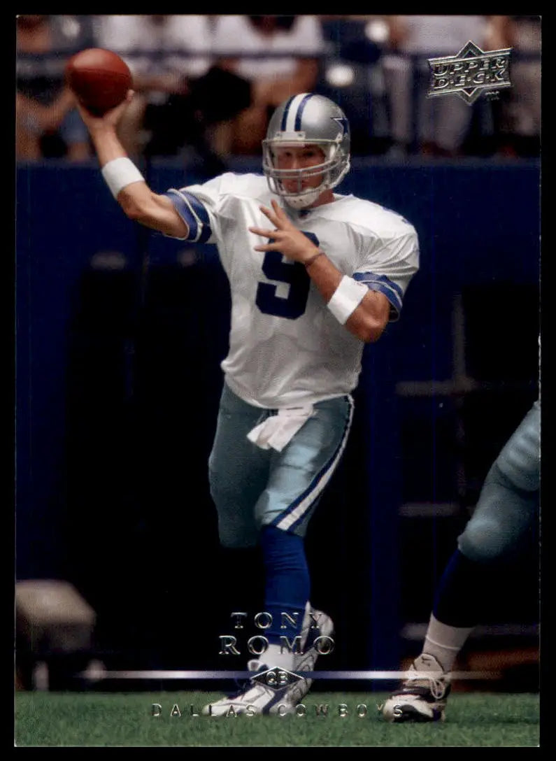 2008 Upper Deck Tony Romo 50 Dallas Cowboys NM - Football Card Single