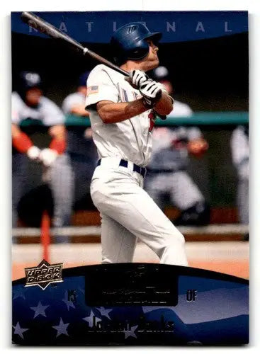 Baseball card of Jordan Danks Team USA with original gloss from 2008 Upper Deck USA
