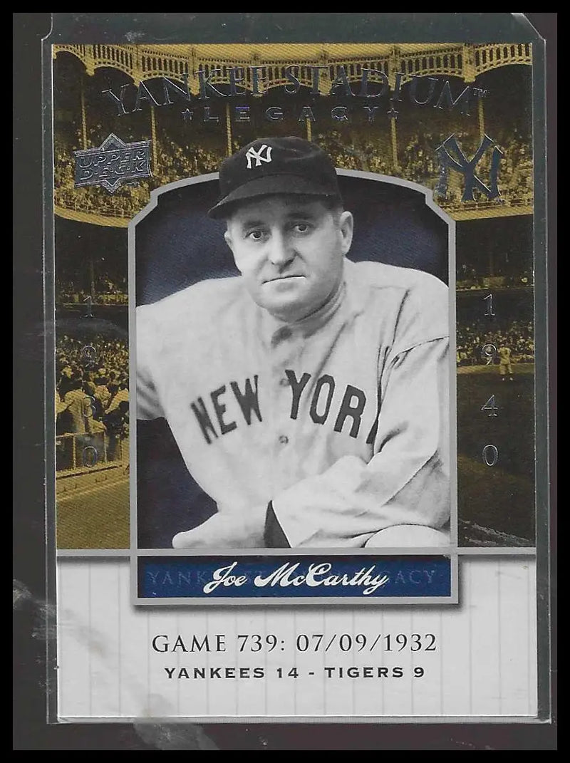 2008 Upper Deck Yankee Stadium Legacy #2133 Joe DiMaggio - Baseball Card Single