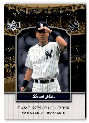 2008 Upper Deck Yankee Stadium Legacy Collection #5979 Derek Jeter NM-M ID:74311 - Baseball Card Single