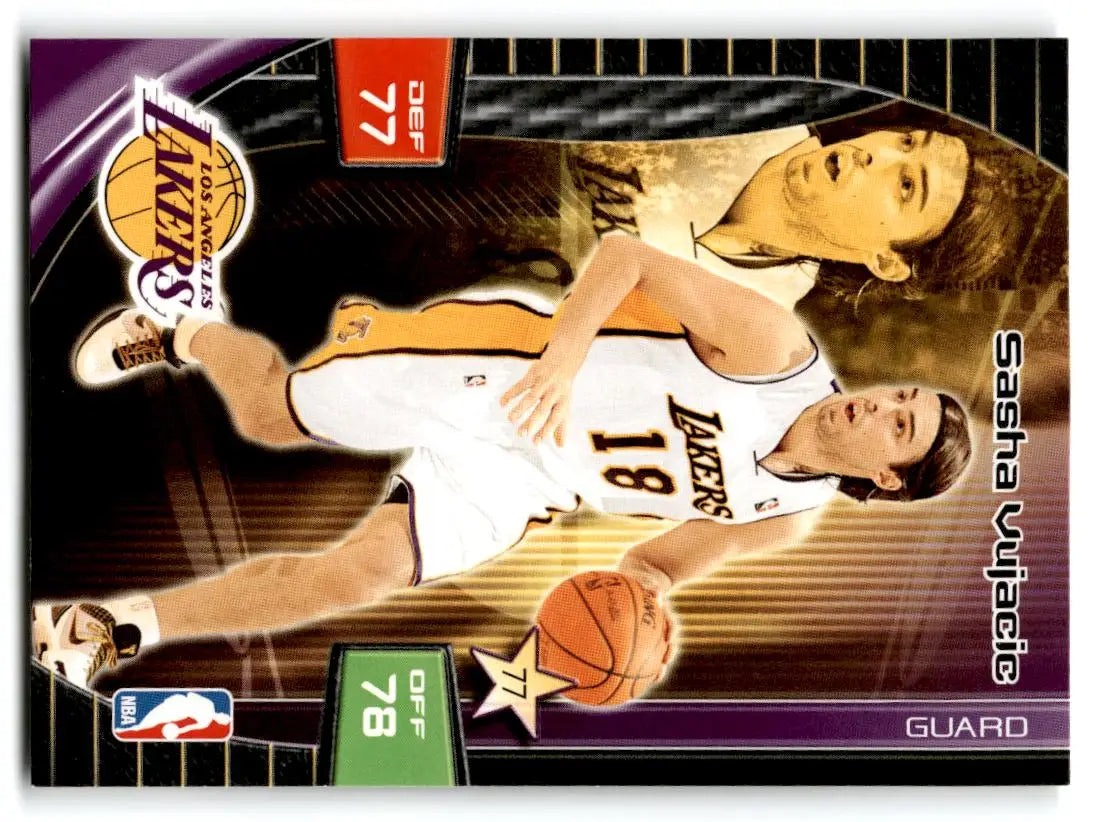 2009-10 Panini Adrenalyn XL #NNO Sasha Vujacic - Basketball Card Single