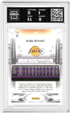 2009-10 Panini Prestige Kobe Bryant #46 Basketball Arena Club 9.5