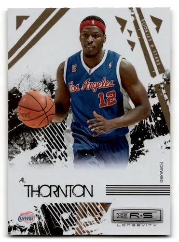 Al Thornton basketball card from 2009-10 Panini Rookies and Stars with original gloss