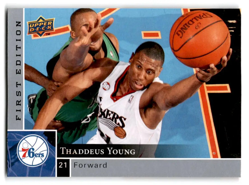 2009-10 Upper Deck #149 Thaddeus Young - Basketball Card Single
