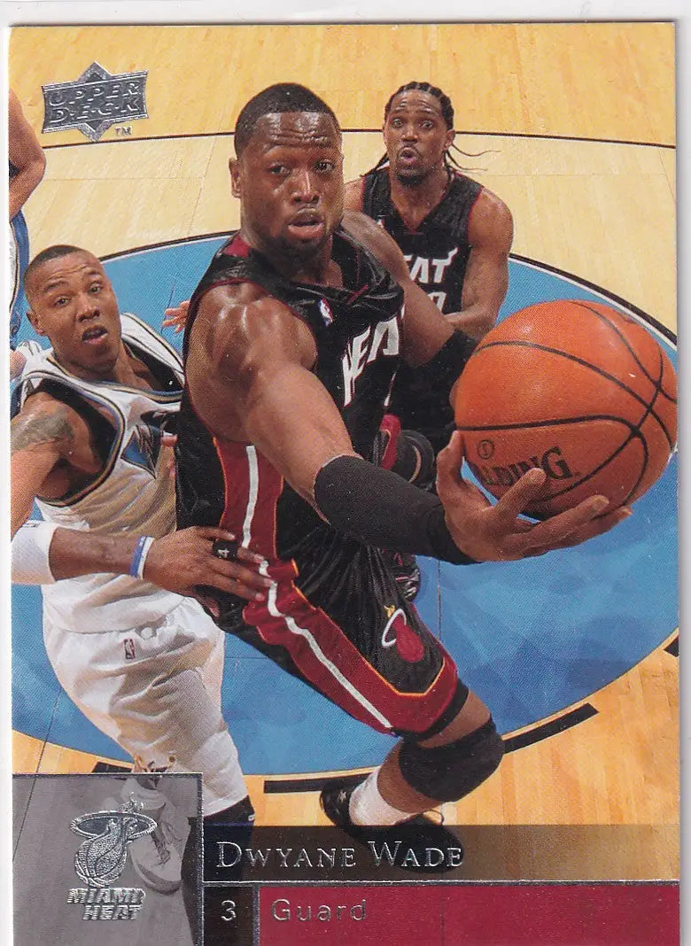 2009-10 UPPER DECK #95 DWYANE WADE- MIAMI HEAT