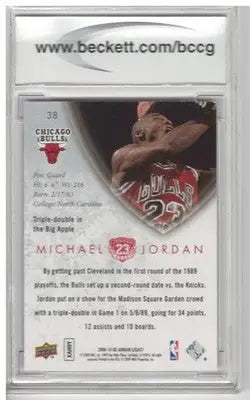 2009-10 Upper Deck Michael Jordan Legacy Collection Gold #38 Michael Jo ID:75216