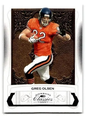 2009 Donruss Classics #17 Greg Olsen - Football Card Single