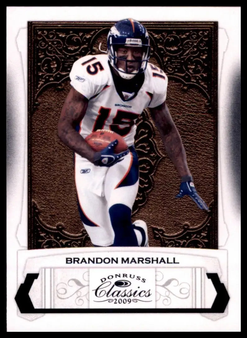 2009 Donruss Classics Brandon Marshall #31 Denver Broncos Football Card NFL - Football Card Single