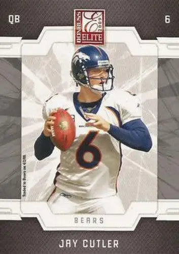 2009 Donruss Elite Jay Cutler football card with original gloss Bears ID 4666