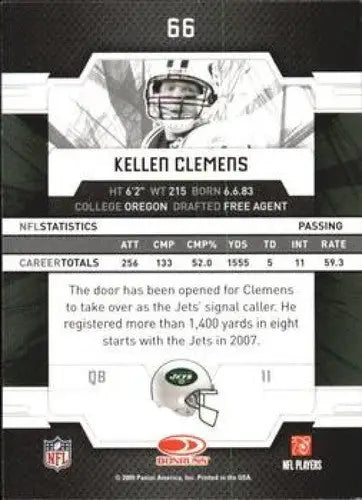 2009 Donruss Elite #66 Kellen Clemens NM-MT NY Jets - Football Card Single