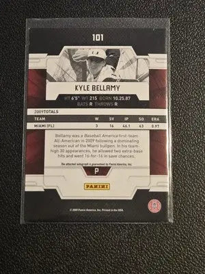 2009 Donruss Elite Extra Edition #101 Kyle Bellamy #/695 - Baseball Card Single