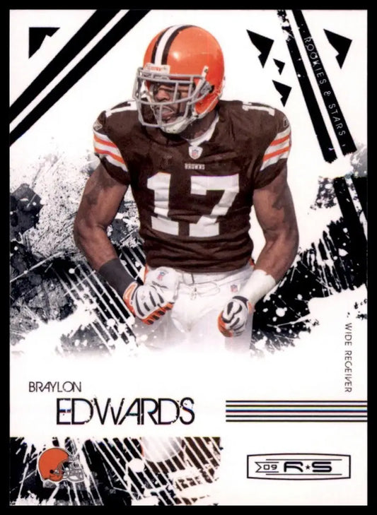 2009 Donruss Rookies & Stars Braylon Edwards #24 Cleveland Browns Football Card - Football Card Single
