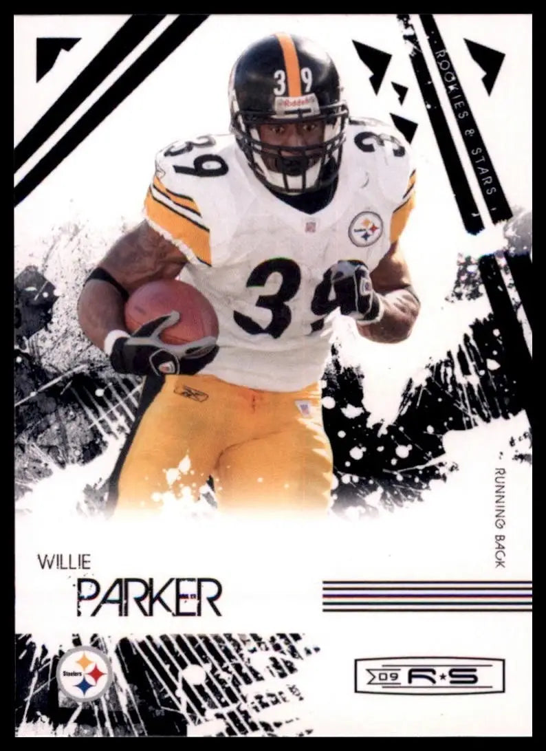 2009 Donruss Rookies & Stars Willie Parker #79 Pittsburgh Steelers Football Card - Football Card Single