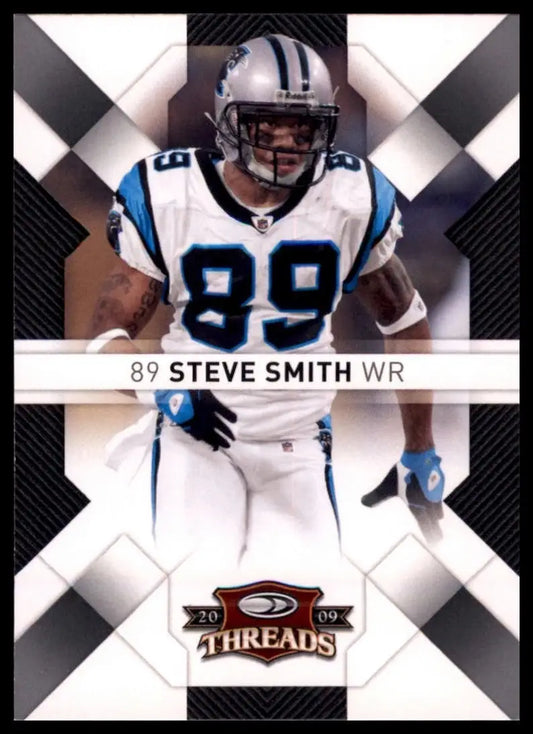 2009 Donruss Threads Steve Smith #16 Carolina Panthers Football Card NFL Sports - Football Card Single