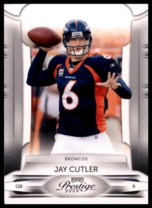 2009 Playoff Prestige Jay Cutler #31 Denver Broncos Football Card NFL Sports - Football Card Single