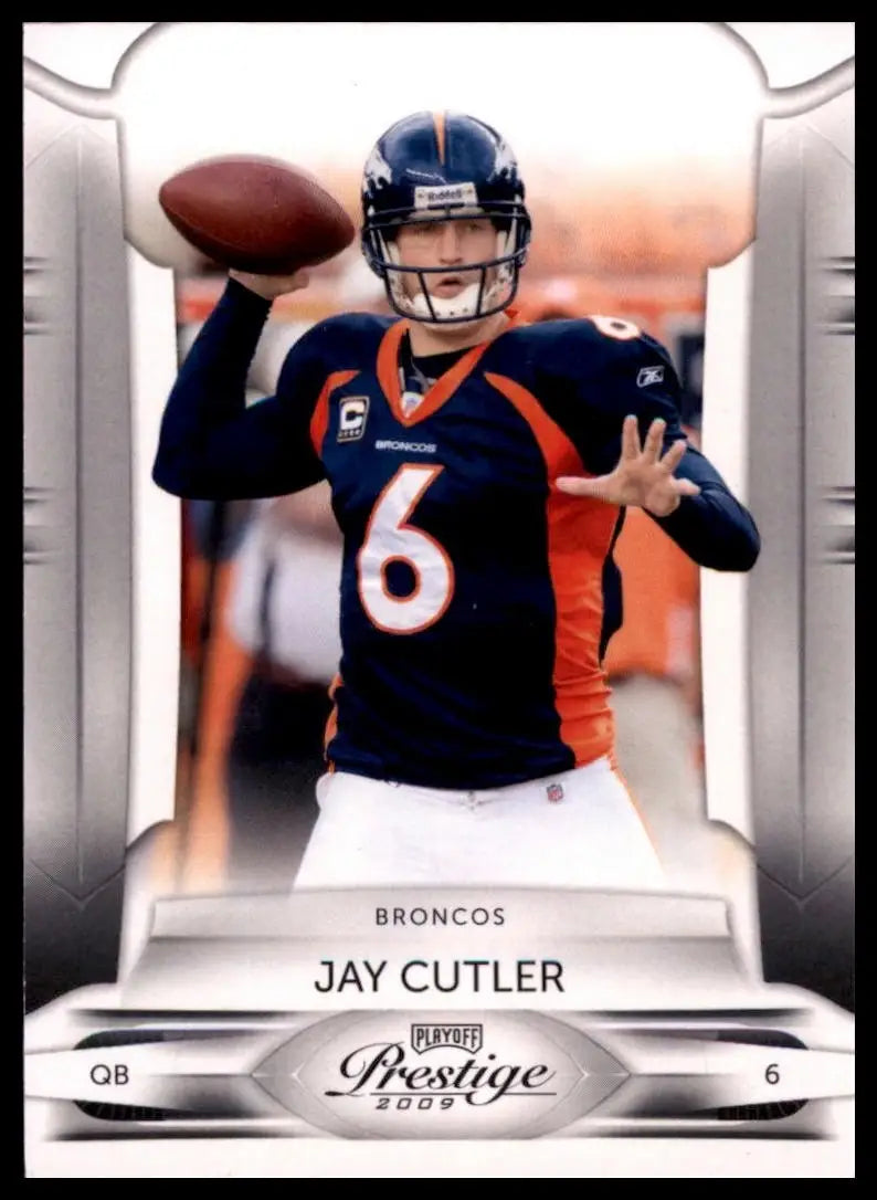 2009 Playoff Prestige Jay Cutler #31 Denver Broncos Football Card NFL Sports - Football Card Single