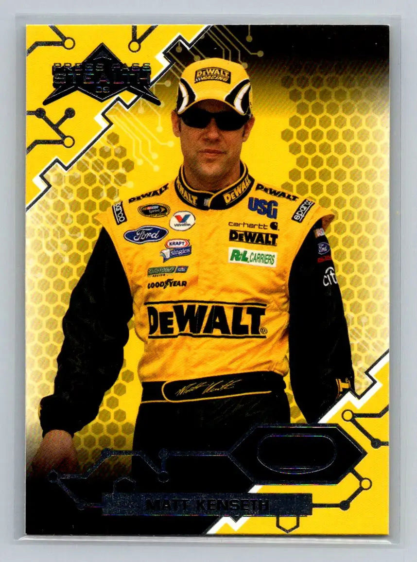 2009 Press Pass Stealth #18 Matt Kenseth Retail Roush Fenway Racing - Racing Card Single