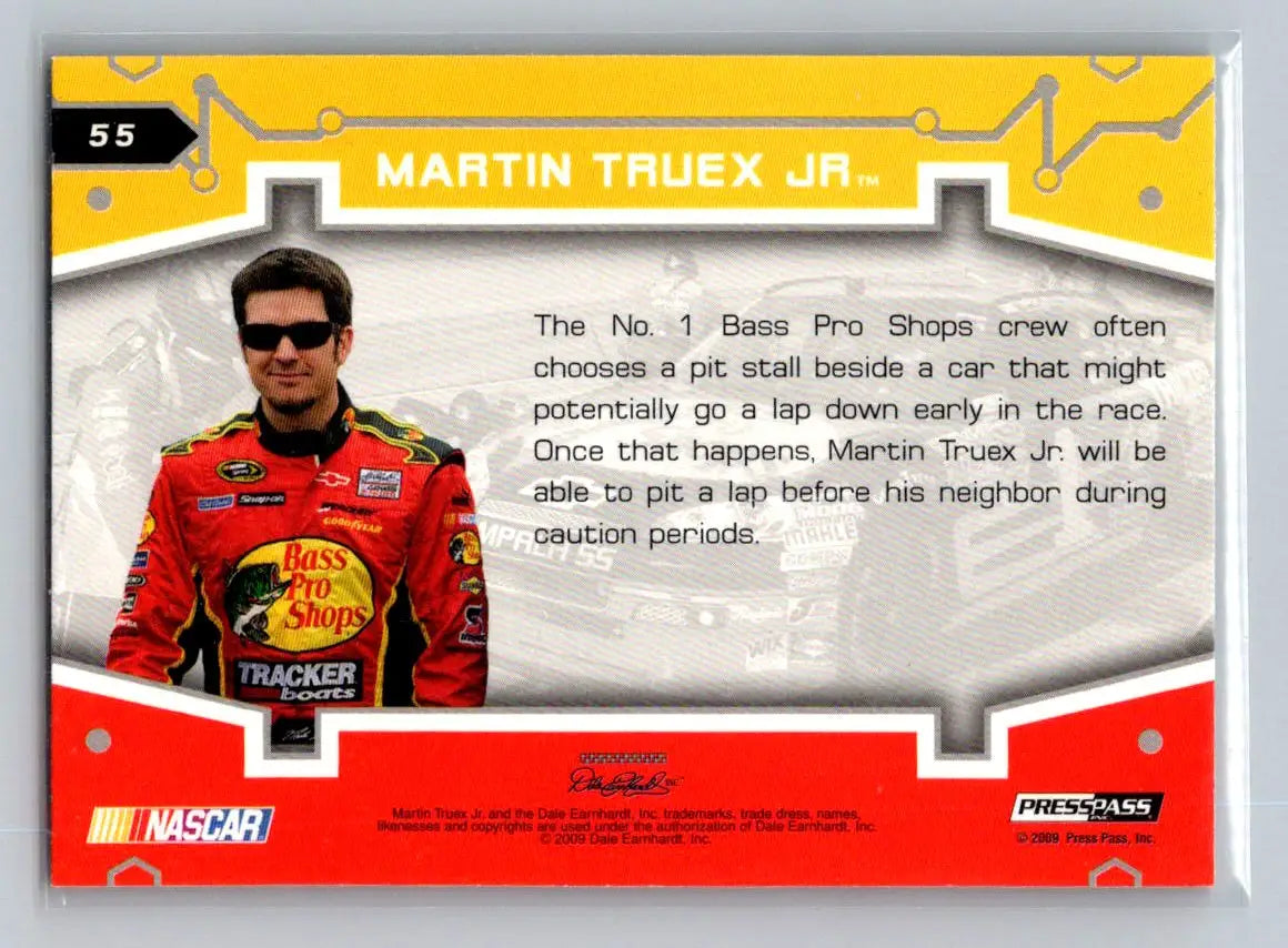 2009 Press Pass Stealth #55 #1 Bass Pro Shops Retail Earnhardt-Ganassi Racing - Racing Card Single