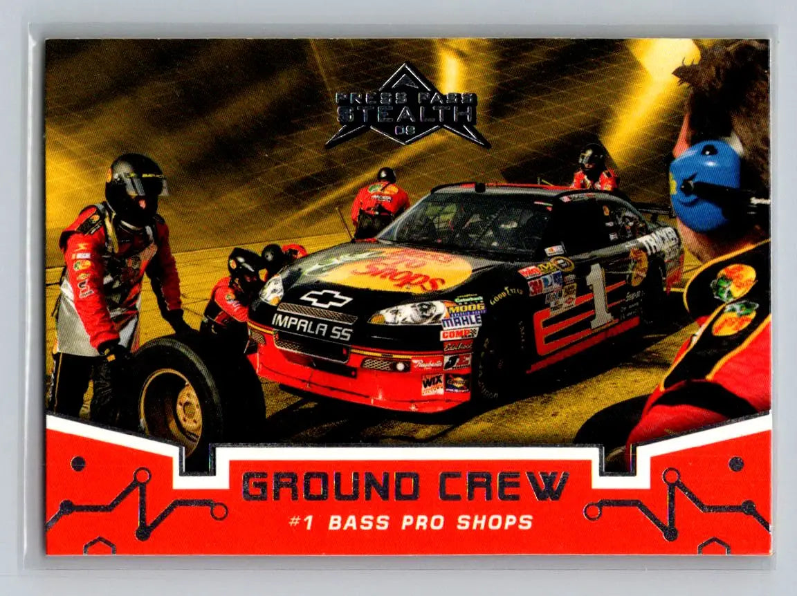 2009 Press Pass Stealth #55 #1 Bass Pro Shops Retail Earnhardt-Ganassi Racing - Racing Card Single