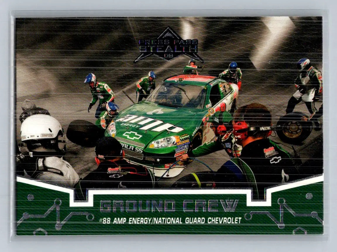 2009 Press Pass Stealth #63 #88 AMP Energy/National Guard Chevrolet Retail - Racing Card Single