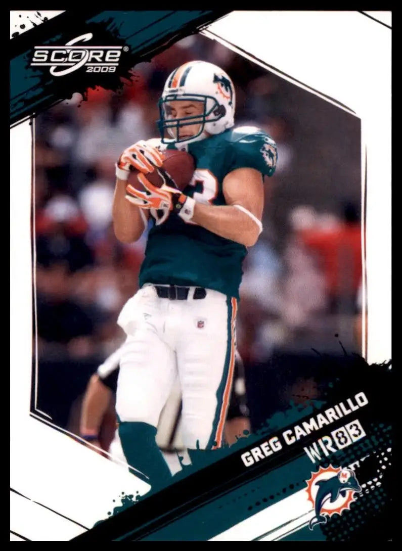 2009 Score Greg Camarillo #156 Miami Dolphins Football Card NFL Sports - Football Card Single