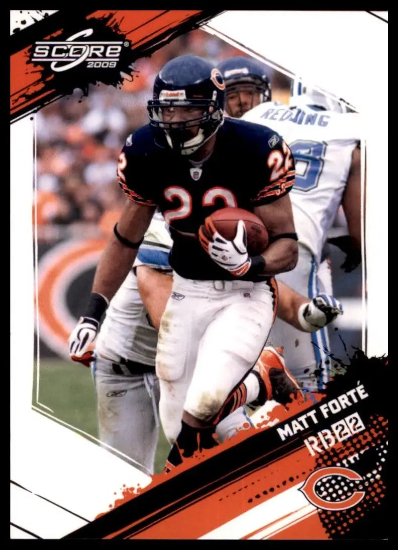 2009 Score Matt Forte #55 Chicago Bears Football Card NFL Sports - Football Card Single