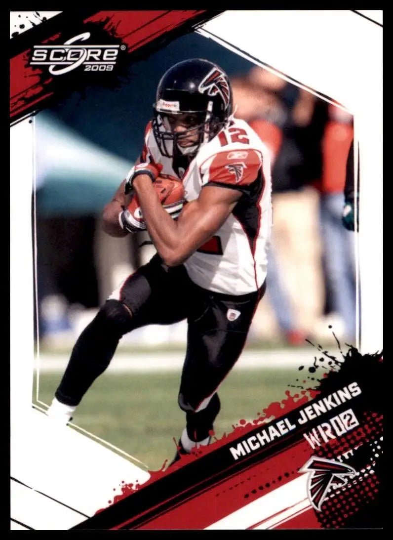 2009 Score Michael Jenkins #16 Atlanta Falcons Football Card NFL Sports - Football Card Single