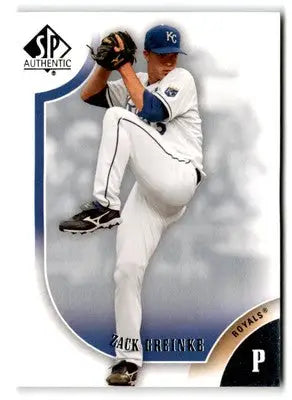 2009 SP Authentic #23 Zack Greinke - Baseball Card Single