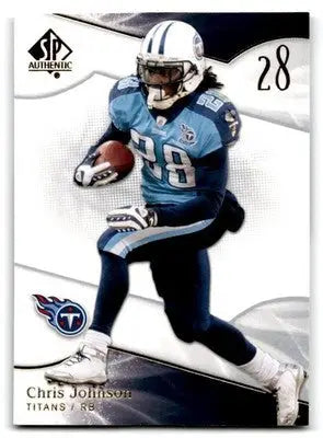 2009 SP Authentic #99 Chris Johnson - Football Card Single