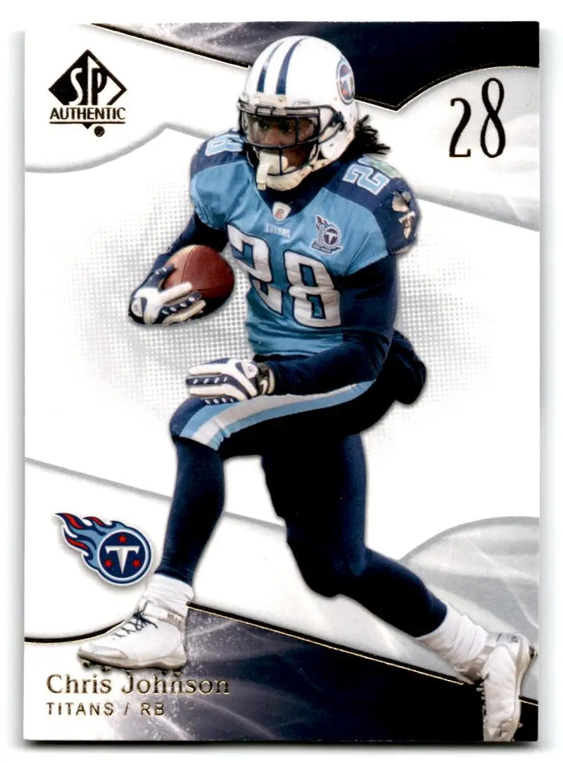 2009 SP Authentic #99 Chris Johnson - Football Card Single