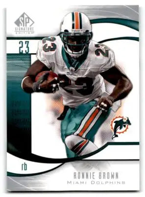 2009 SP Signature #22 Ronnie Brown - Football Card Single