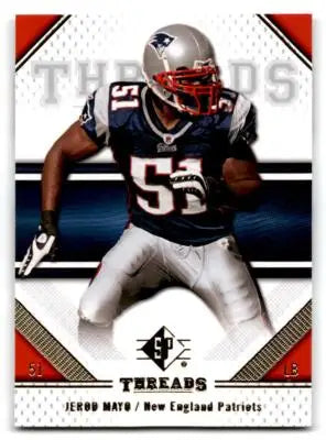 2009 SP Threads #48 Jerod Mayo - Football Card Single