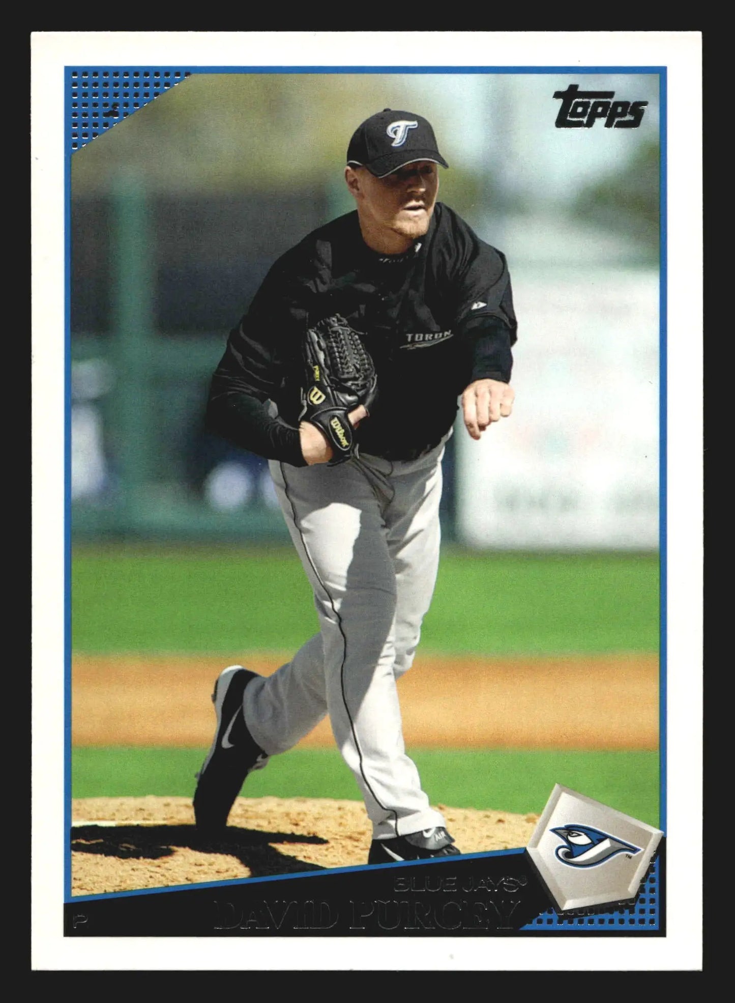 2009 Topps #581 David Purcey Toronto Blue Jays - Baseball Card Single