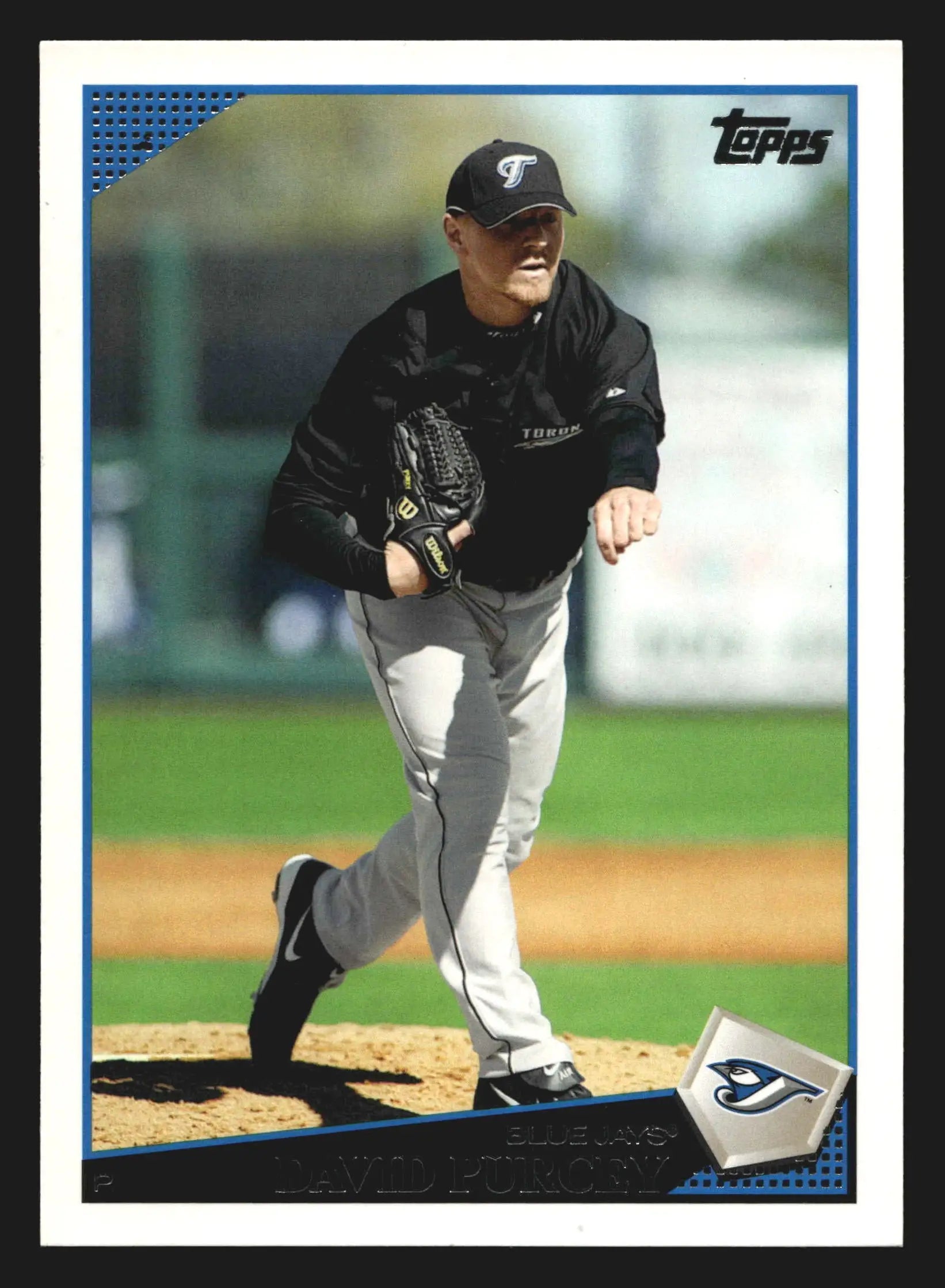 2009 Topps #581 David Purcey Toronto Blue Jays - Baseball Card Single