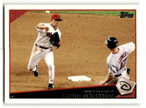 Original gloss baseball card of David Eckstein Arizona Diamondbacks 2009 Topps #79