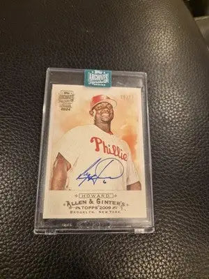 2009 Topps Allen & Ginter Ryan Howard Auto /13 - Baseball Card Single