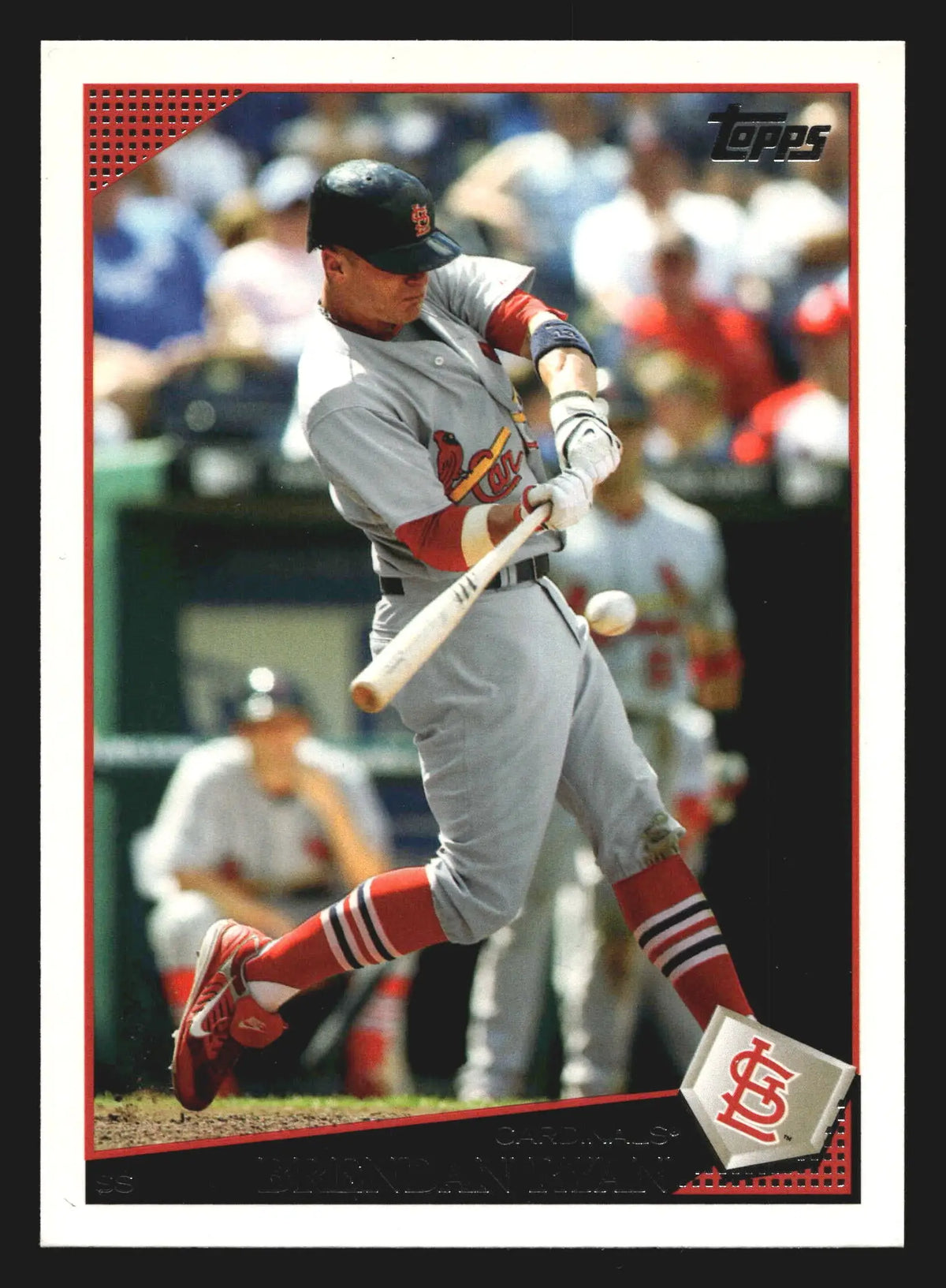 2009 Topps Brendan Ryan #556 St. Louis Cardinals - Baseball Card Single