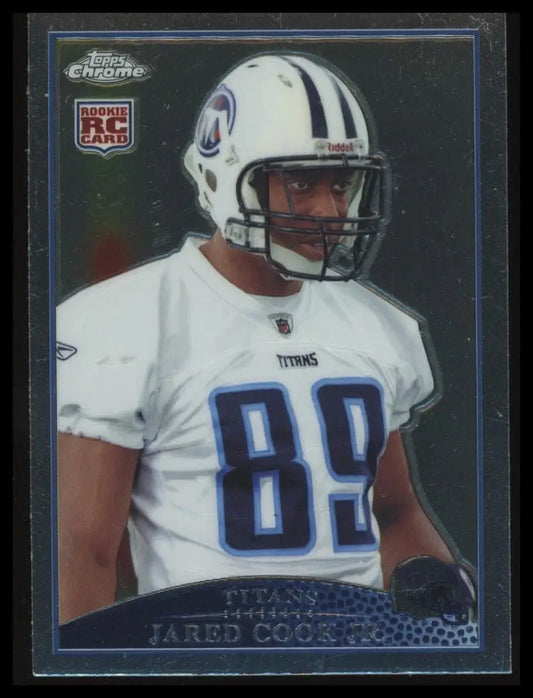 2009 Topps Chrome Jared Cook #TC158 Rookie Tennessee Titans Football Card NFL - Football Card Single
