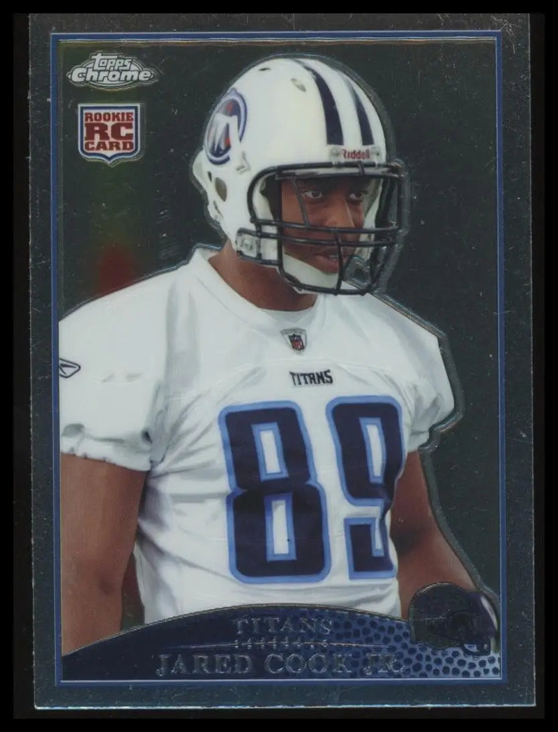 2009 Topps Chrome Jared Cook #TC158 Rookie Tennessee Titans Football Card NFL - Football Card Single