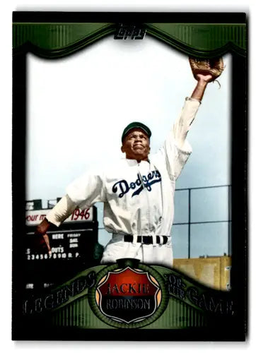 2009 Topps Legends of the Game #LG13 Jackie Robinson EX/NM Dodgers ID:81534 - Baseball Card Single