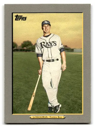 Original gloss Topps Turkey Red TR2 Evan Longoria Rays baseball card NM-MT