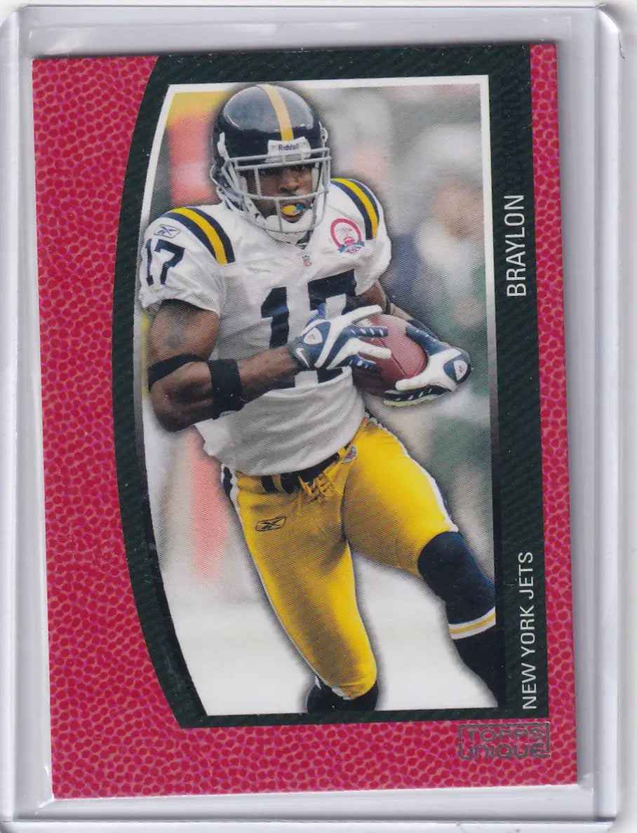 2009 Topps Unique 183/799 #122 Braylon Edwards - New York Jets - Football Card Single