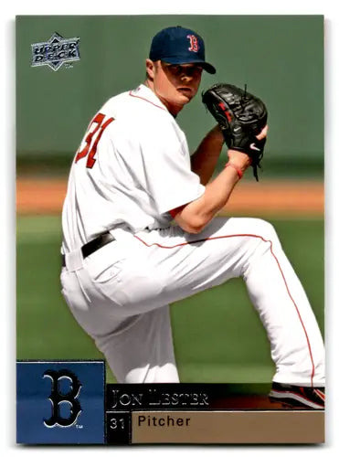 2009 Upper Deck #55 Jon Lester NM-MT Red Sox ID:72391 - Baseball Card Single