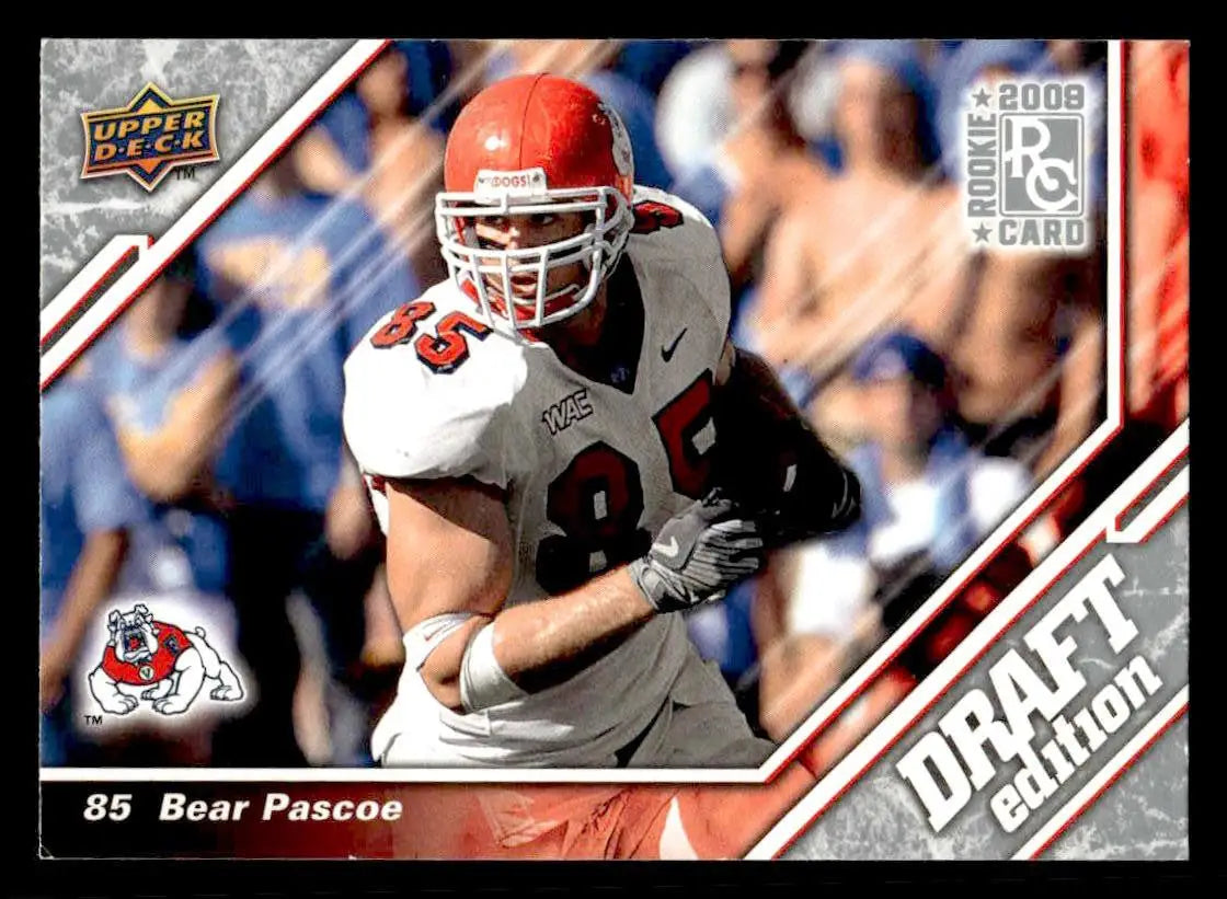 2009 Upper Deck Draft Edition #150 Bear Pascoe - Football Card Single