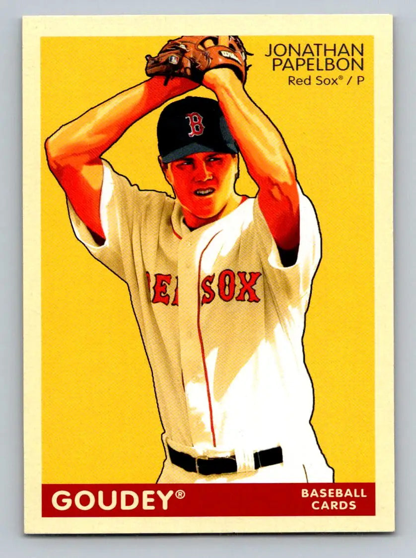 Jonathan Papelbon baseball card from 2009 Upper Deck Goudey #30 Boston Red Sox