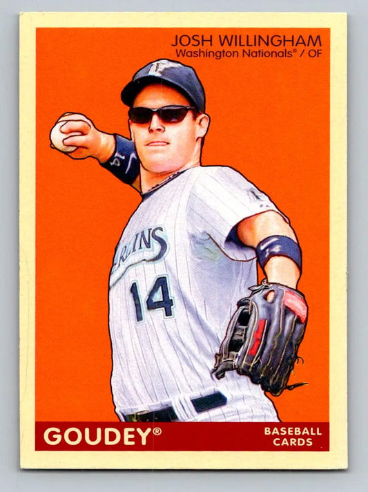 Josh Willingham 2009 Upper Deck Goudey #76 baseball card from Washington Nationals